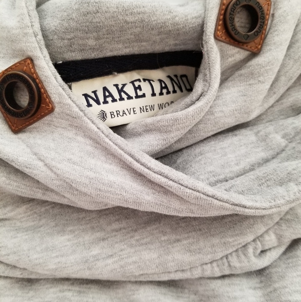 Naketano Cowl Neck Pullover Hoodie